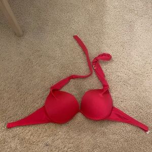 Victoria’s Secret bombshell red pushup bikini top